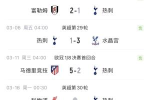 图多尔还能撑多久?热刺下周7天内将战红军 马竞 森林,已遭4连败 - 资讯配图