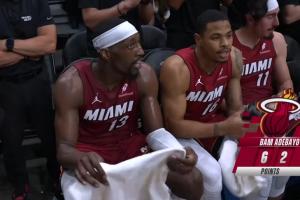 三节62分！阿德巴约破詹姆斯61分热火队史纪录！比肩科比纪录！ - 资讯配图