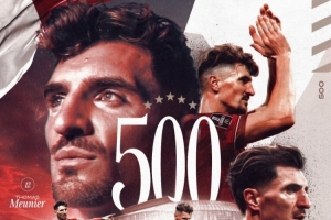 里程碑达成！托马斯·穆尼耶职业生涯出场数达到500场 - 资讯配图