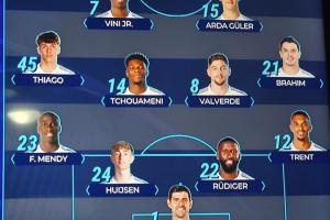 皇马官方阵型：442！锋线维尼修斯搭居莱尔，皮塔奇、门迪左路 - 资讯配图