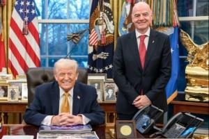 因凡蒂诺:与特朗普就世界杯进行了会晤,力求通过足球团结世界 - 资讯配图