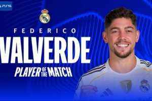 戴帽+4过人成功!巴尔韦德当选皇马3-0曼城一役全场最佳 - 资讯配图