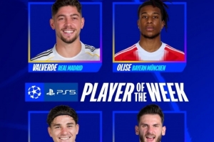 欧冠本周最佳球员候选:巴尔韦德、奥利塞、阿尔瓦雷斯、K77 - 资讯配图