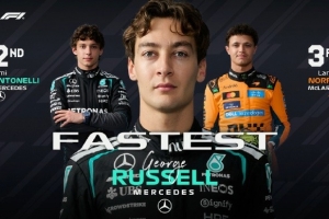 F1中国站练习赛成绩：梅赛德斯包揽前二 迈凯伦三四 法拉利五六 - 资讯配图