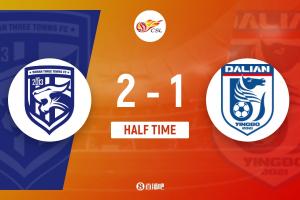 半场-武汉三镇2-1大连英博 绍尔、卡迪斯破门斯坦丘点射破旧主 - 资讯配图