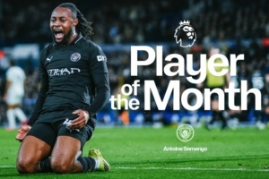 5场3球1助！塞梅尼奥当选英超2月最佳球员 - 资讯配图