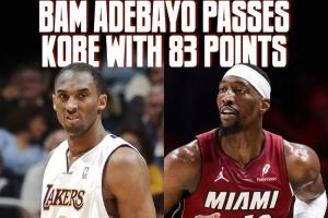 名记：因为阿德巴约超越了一名英年早逝的传奇 这才让事情闹大 - 资讯配图