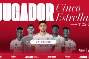 5场1球3助攻，官方：巴尔韦德当选皇马2月队内最佳球员 - 资讯配图