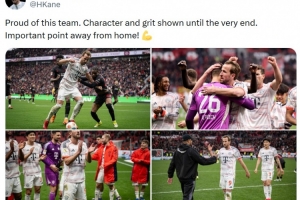 凯恩社媒晒照：为球队感到骄傲，我们坚持到了最后一刻！ - 资讯配图