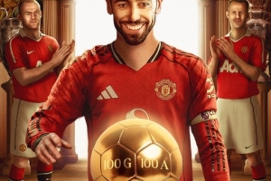 B费是曼联队史第三位百球百助攻球员，在他之前是鲁尼和吉格斯 - 资讯配图