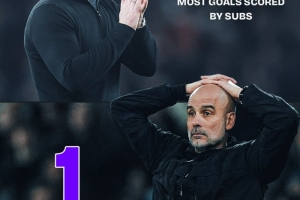 本赛季阿森纳替补打进11球领跑英超,而曼城替补仅1球最少 - 资讯配图