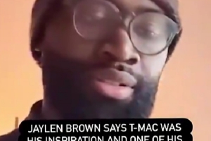 杰伦·布朗：麦迪是我一直以来最喜欢球员之一 我妈都知道这事 - 资讯配图