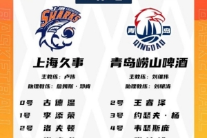 上海VS青岛大名单:韦瑟斯庞来犯 上海4大外援&张镇麟&王哲林迎战 - 资讯配图