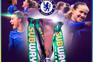 切尔西女足战胜曼联连续两年夺联赛杯冠军，劳伦·詹姆斯首开纪录 - 资讯配图
