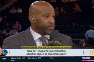 科尔提议减少常规赛场次？卡特：82场是NBA的一部分 为什么变呢？ - 资讯配图