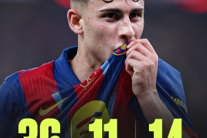 新晋1亿欧元先生！本赛季，费尔明26次首发打进11球14助参与25球 - 资讯配图