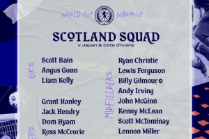 将战日本队，苏格兰队最新一期名单：罗伯逊、小麦、吉尔莫领衔 - 资讯配图