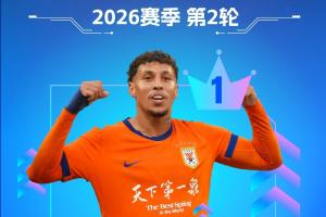 【直播吧】中超第2轮最佳：克雷桑当选，传射带队赢下京鲁大战！ - 资讯配图