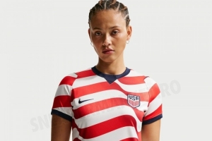 美国队2026世界杯主客场球衣：充满星条旗设计元素 - 资讯配图