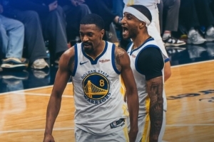 终结5连败！勇士官方发布赢球海报：梅尔顿和小佩顿当选封面人物 - 资讯配图