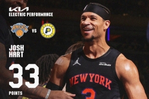 13中12！哈特单场以90%以上命中率砍下30+ 尼克斯队史第四人 - 资讯配图