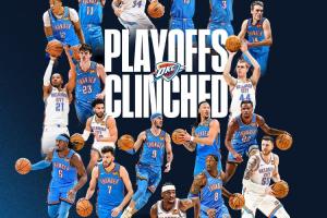 ⚡️雷霆提前13场锁定季后赛 联盟第一支!! - 资讯配图