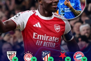 10战9胜！阿森纳成为本赛季欧冠赛场唯一一支仍未输球的球队 - 资讯配图