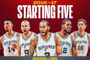 完成重建~马刺上次50胜赛季首发：小卡&帕克&阿德&铁林&大加 - 资讯配图