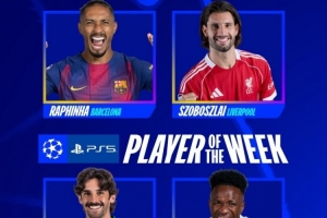 欧冠本周最佳球员候选：拉菲尼亚、索博、维尼修斯、特林康 - 资讯配图