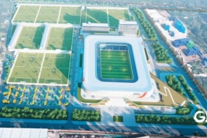 青岛日报：西海岸新区将建设训练基地，专业足球场可容纳1.5万人 - 资讯配图