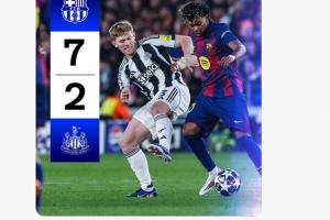 自闭了!纽卡官方X下半场变报分机器:被进了..又进了..结束了 - 资讯配图