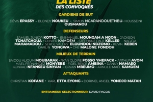 将对阵国足！喀麦隆国家队名单：姆伯莫、科法内、艾永在列 - 资讯配图