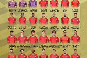摩洛哥国家队名单：阿什拉夫、迪亚斯、布努、马兹拉维在列 - 资讯配图