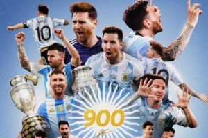 魔术师:恭喜梅西达成900球里程碑&与C罗历史唯二 这令人难以置信 - 资讯配图