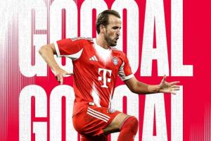 32岁大英帝星!凯恩高难度摆脱破门欧冠双响,赛季39场轰47球 - 资讯配图