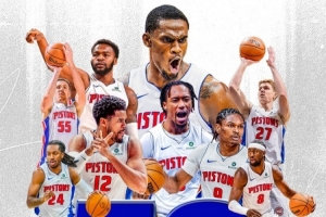 当家球星直接忽略!活塞官方发布50胜海报没坎宁安 引争议后删除 - 资讯配图