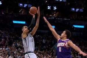 落后1分敢压时间!文班亚马找准机会 中距离稳稳命中绝杀太阳 - 资讯配图