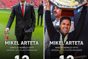 即将迎来联赛杯决赛！塔帅球员和教练时代在温布利12战全部取胜 - 资讯配图