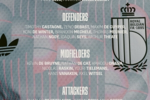 比利时队名单:德布劳内、卢卡库、多库、奥蓬达、特罗萨德在列 - 资讯配图