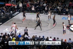 突然发力！篮网攻防压制尼克斯 轰出17-0攻击波强势反超 - 资讯配图