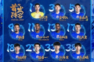 2026怡宝中超联赛第3轮 北京国安vs上海申花 首发名单 ​​​ - 资讯配图
