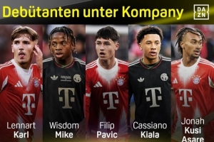 提拔新人!孔帕尼执教拜仁以来,10名年轻球员上演一线队首秀 - 资讯配图