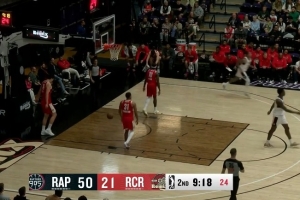 要花了啊！富尔茨迎着杨瀚森上篮打停混音 分差达到29分 - 资讯配图