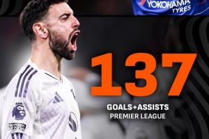 B费英超参与137球超越阿扎尔,比后者少踢了22场比赛 - 资讯配图