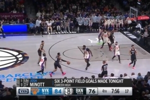 神准！米诺特外线开火三分再中 已射落6记三分创个人生涯新高 - 资讯配图
