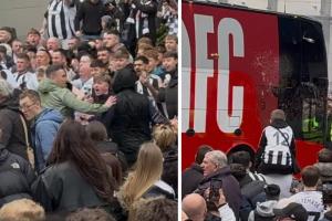 死敌！纽卡vs桑德兰赛前场外球迷大规模冲突，有人接受心肺复苏 - 资讯配图