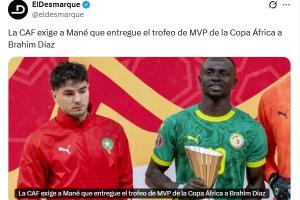 真实性存疑！网传非洲足联要马内归还非洲MVP奖杯，想颁给迪亚斯 - 资讯配图