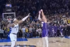 詹姆斯转发肯纳德绝杀现场视频：太给力了 卢克！幸运左手将 - 资讯配图