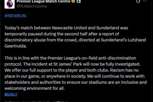 英超官方：将对桑德兰球员海特勒伊达疑似遭种族歧视一事进行调查 - 资讯配图