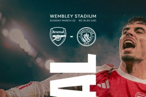 剑指冠军!阿森纳发布联赛杯决赛海报,哈弗茨单人出镜 - 资讯配图